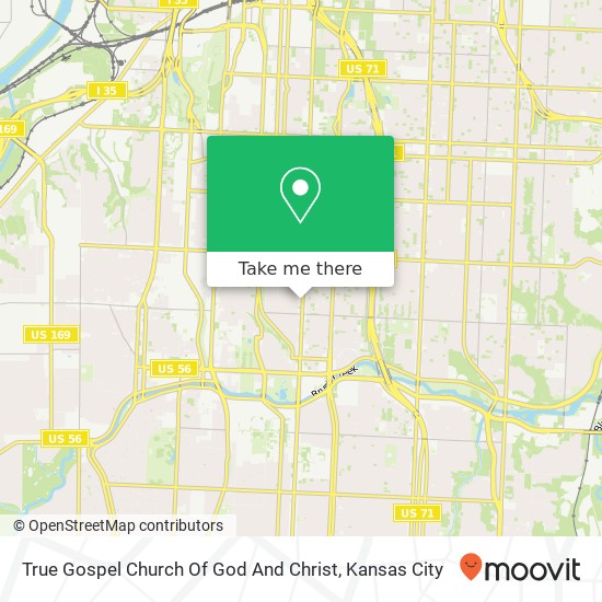 Mapa de True Gospel Church Of God And Christ
