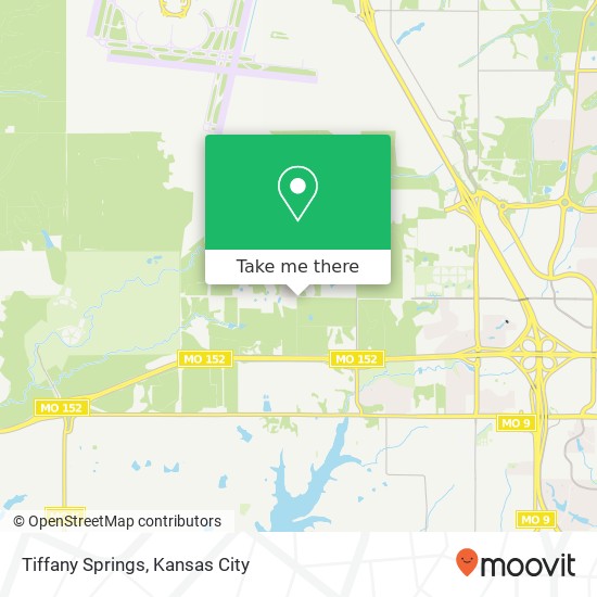 Tiffany Springs map