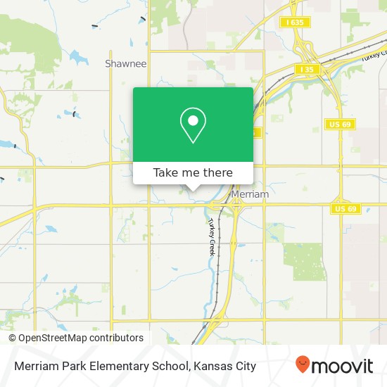 Merriam Park Elementary School map