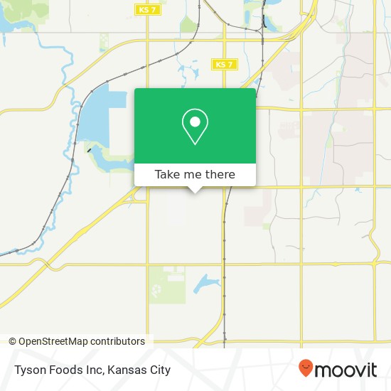 Tyson Foods Inc map