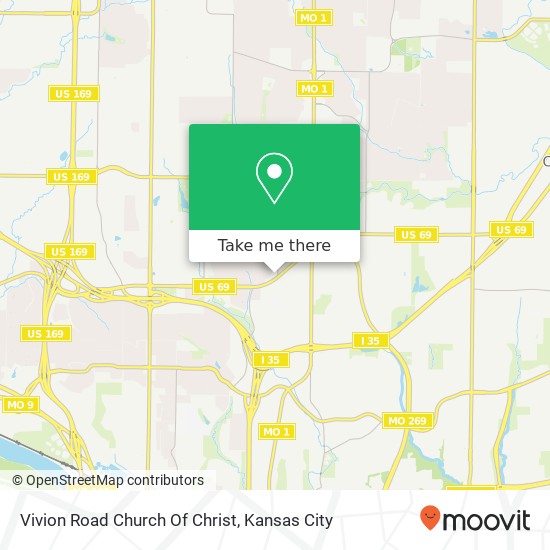 Vivion Road Church Of Christ map