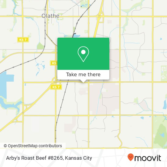 Mapa de Arby's Roast Beef #8265