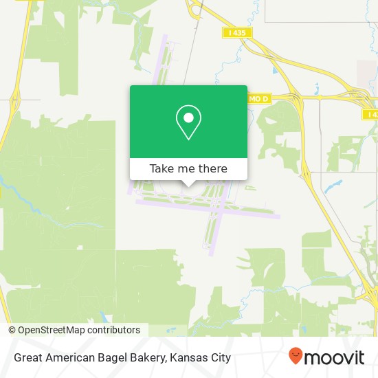 Mapa de Great American Bagel Bakery