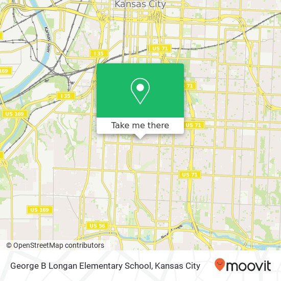 George B Longan Elementary School map