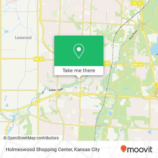 Mapa de Holmeswood Shopping Center