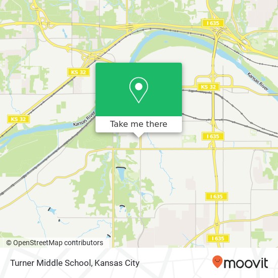 Turner Middle School map