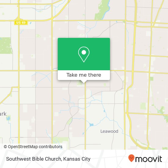 Mapa de Southwest Bible Church