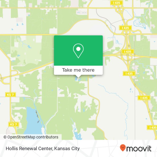 Hollis Renewal Center map
