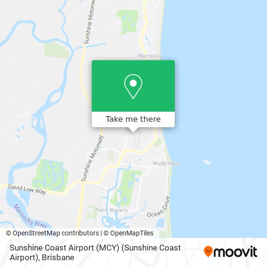 Sunshine Coast Airport (MCY) (Sunshine Coast Airport) map