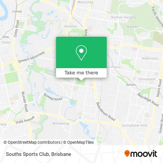 Souths Sports Club map