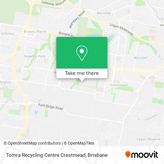 Tomra Recycling Centre Crestmead map