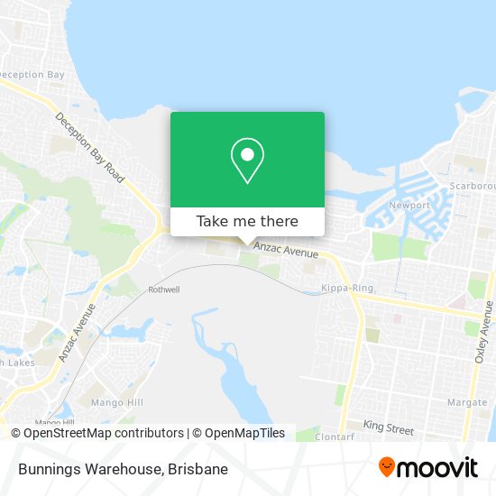 Bunnings Warehouse map