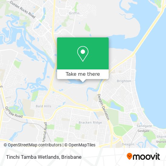 Tinchi Tamba Wetlands map