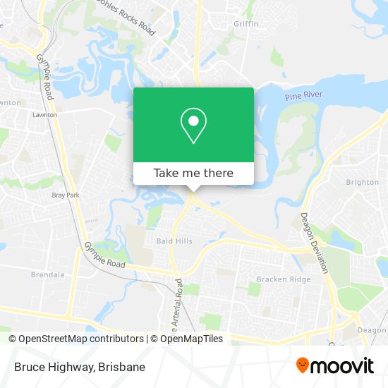 Bruce Highway map
