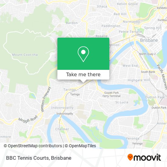 BBC Tennis Courts map