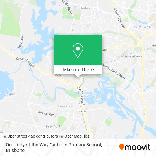 Our Lady of the Way Catholic Primary School map
