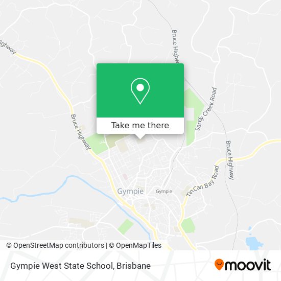 Gympie West State School map