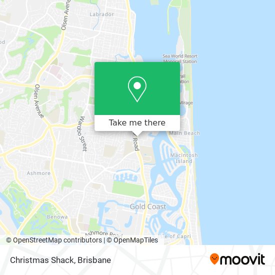 Christmas Shack map