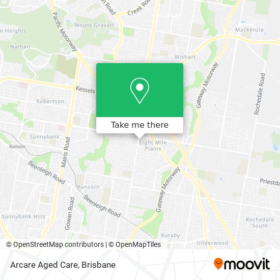 Arcare Aged Care map