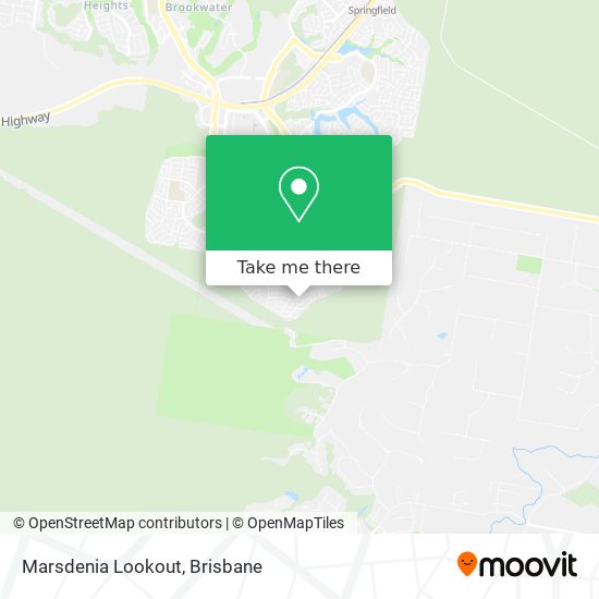 Marsdenia Lookout map