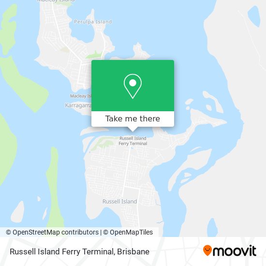 Russell Island Ferry Terminal map