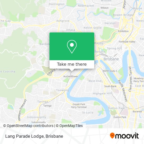 Lang Parade Lodge map