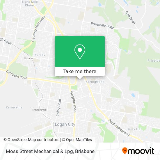 Moss Street Mechanical & Lpg map