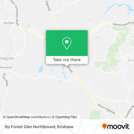 Bp Forest Glen Northbound map