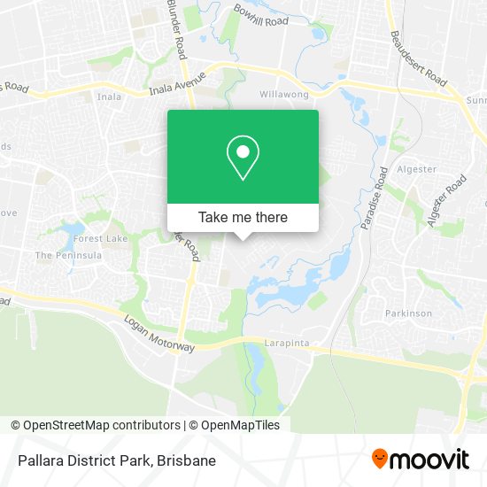 Pallara District Park map
