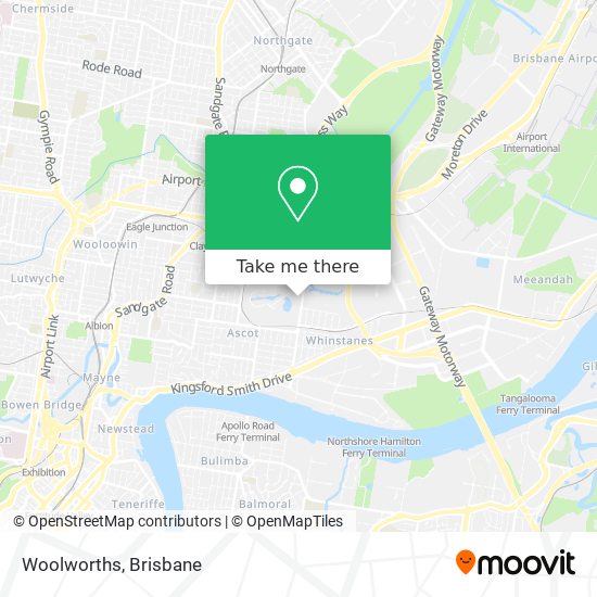 Mapa Woolworths