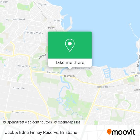 Jack & Edna Finney Reserve map