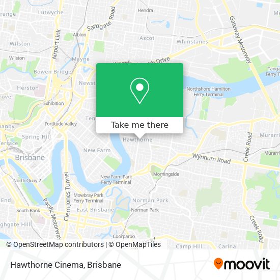 Mapa Hawthorne Cinema