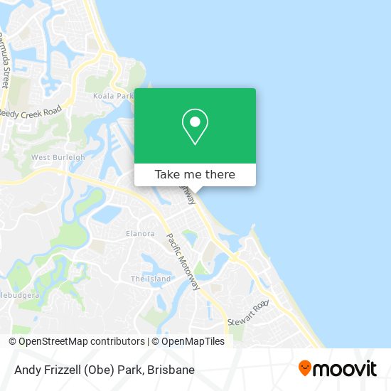 Andy Frizzell (Obe) Park map