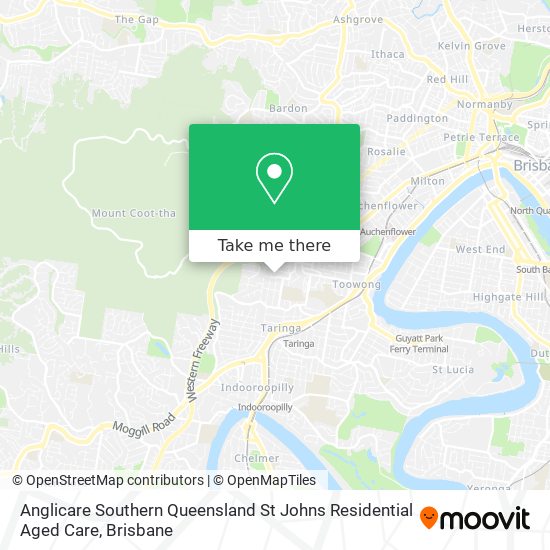 Anglicare Southern Queensland St Johns Residential Aged Care map