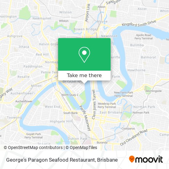 Mapa George's Paragon Seafood Restaurant