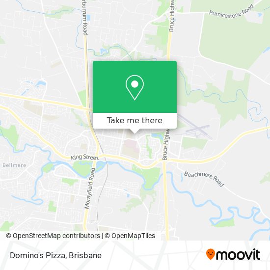 Domino's Pizza map