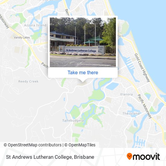 St Andrews Lutheran College map
