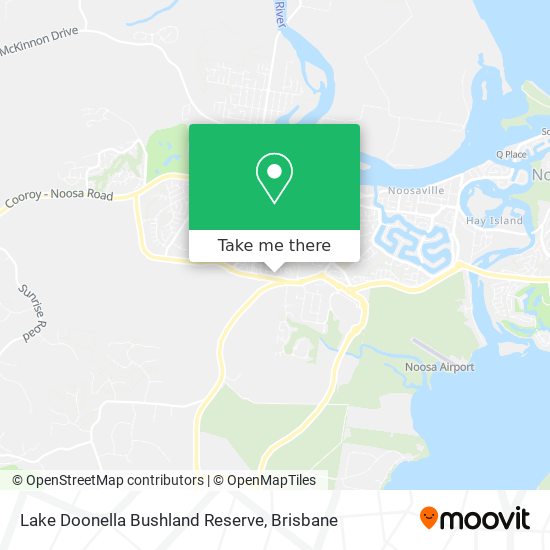 Lake Doonella Bushland Reserve map