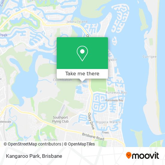 Kangaroo Park map