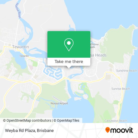 Weyba Rd Plaza map