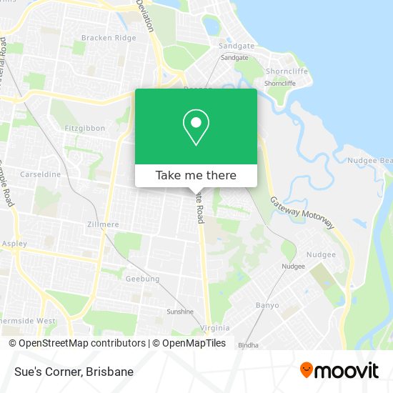 Sue's Corner map