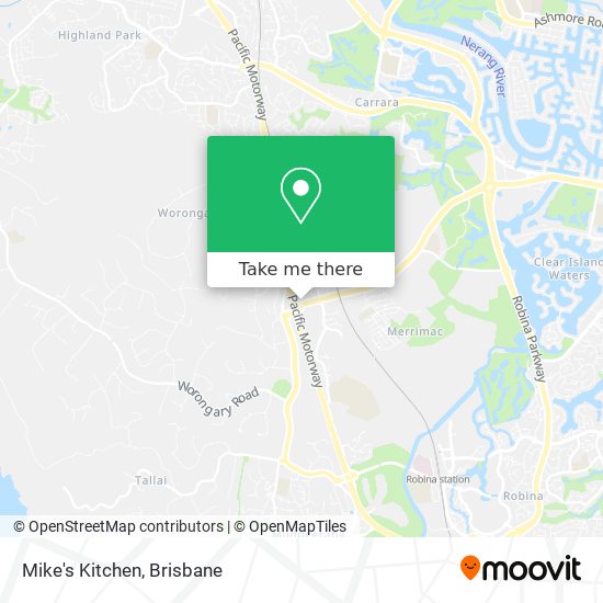 Mike's Kitchen map