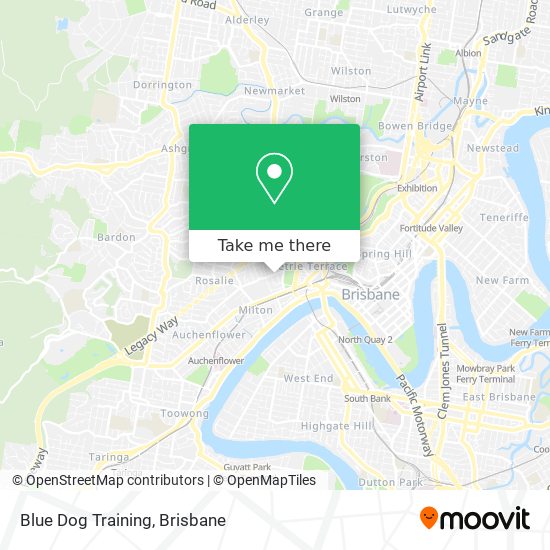 Blue Dog Training map