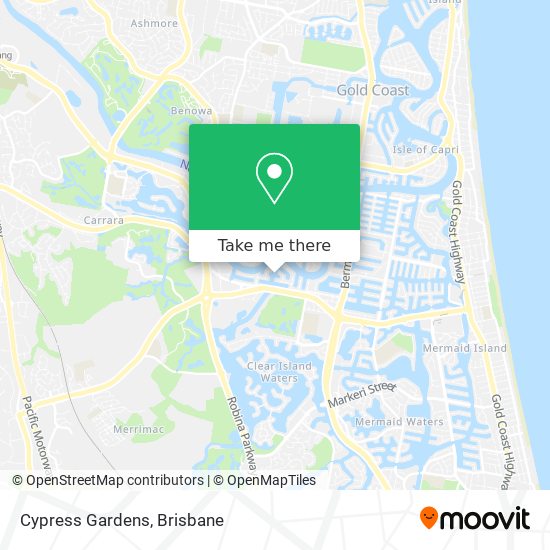 Cypress Gardens map