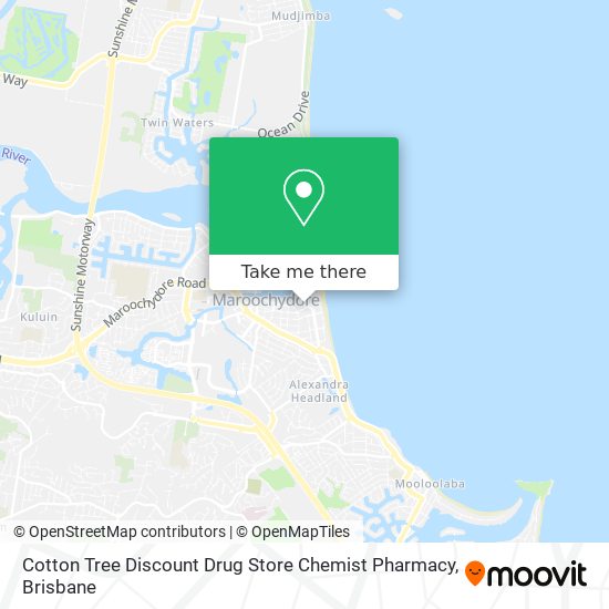 Cotton Tree Discount Drug Store Chemist Pharmacy map