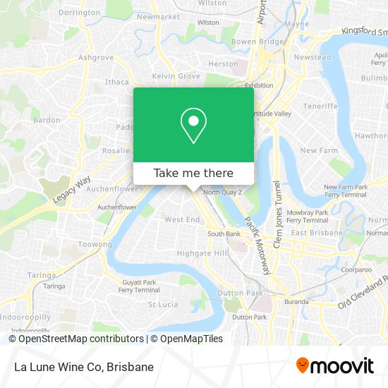 La Lune Wine Co map