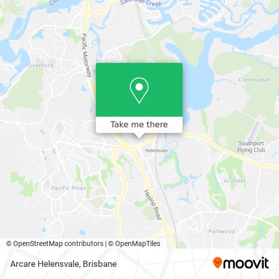 Arcare Helensvale map