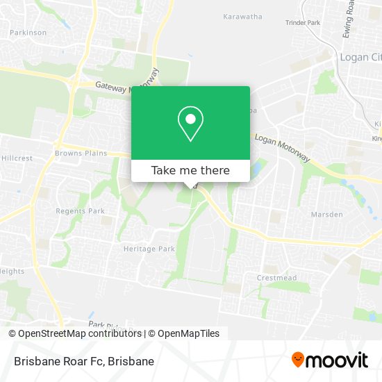 Brisbane Roar Fc map