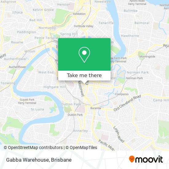 Gabba Warehouse map