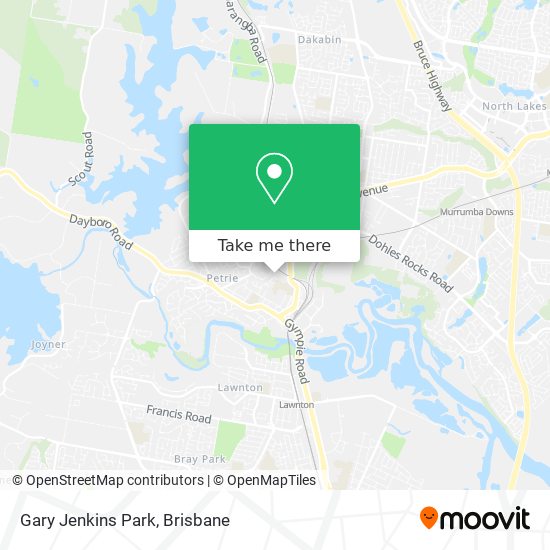 Gary Jenkins Park map